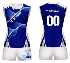 2025 maillots de volley-ball personnalisés pour femmes créez votre propre ensemble de maillots de volley-ball d'équipe avec nom et numéro - Product Image 1