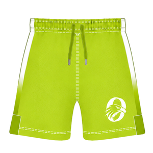 Ensemble de rugby vert lime et blanc, maillot à manches courtes avec fermeture éclair sur le devant, short assorti, respirant, uniforme de sport pour l'entraînement en équipe - Product Image 4