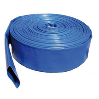 Tuyau plat en PVC de haute qualité de 2 pouces pour l'évacuation de l'eau, l'irrigation, l'agriculture, la pompe de drainage, tuyau plat flexible, fourniture d'usine