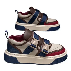 Trend Thick-Soled Heightening Sports <b>Shoes</b> Men 2025 Spring New <b>Hook</b> & Loop Casual Board <b>Shoes</b> Fashion Versatile Sneakers For Men - Product Image 5
