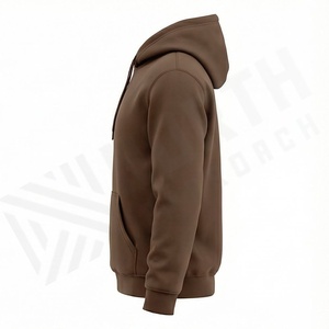 Sudadera con Capucha para Hombre 2025, Otoño Invierno, Casual, Holgada, Hombros Caídos, Color Sólido Personalizable, Ropa Urbana, Venta al Por Mayor de Fábrica - Product Image 3