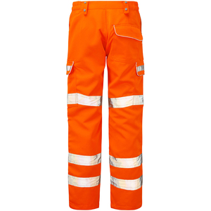Pantalons de travail de sécurité multi-poches pour hommes, pantalons de travail réfléchissants, pantalons de jogging de couleur unie en vente - Product Image 4