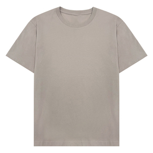 T-shirt basique unisexe décontracté à manches courtes en coton pur 180G avec finition brillante, logo brodé personnalisé, fabrication OEM en Chine par BD - Product Image 6