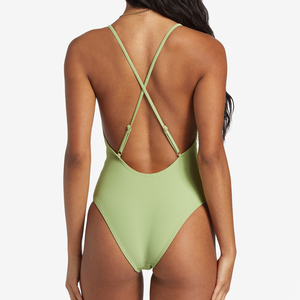 Trajes de Baño de Una Pieza para Mujer, Nuevo Estilo 2026, Secado Rápido, Transpirables, Spandex/Poliéster, Ropa de Playa, Precio al por Mayor, Personalizables en la Parte Delantera - Product Image 4