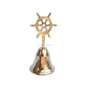Campana de mano pulida y brillante, diseño de Metal y latón Vintage, lo mejor para Navidad y otras decoraciones festivas, campana colgante - Product Image 4