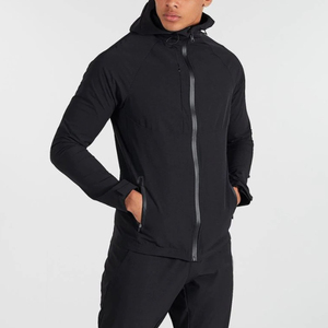 เสื้อแจ็คเก็ตกันลมแบบกำหนดเองสำหรับผู้ชาย เสื้อแจ็คเก็ตสำหรับออกกำลังกาย เสื้อแจ็คเก็ตสำหรับกิจกรรมกลางแจ้งน้ำหนักเบาสำหรับผู้ชาย - Product Image 2