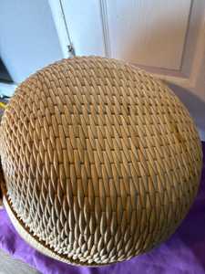Cesta de bambú japonesa vintage vietnamita tejida a mano para ikebana con inserto de bambú, florero para arreglos florales, proveedor y fabricante - Product Image 6