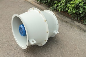 Ventilador Axial de Accionamiento Directo APL-5-3.5D de Alta Temperatura y Fácil Instalación para Presurización de Pasillos, Ventilador de Conducto de Acero al Carbono - Product Image 6
