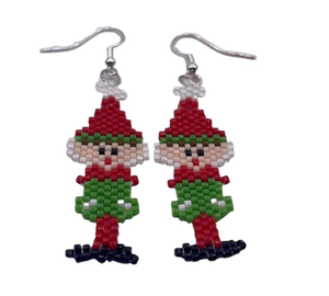 Pendientes Decorativos con Cuentas, Pendientes Largos Hechos a Mano en India para Mujeres y Niñas por MD HANDICRAFTS - Product Image 3