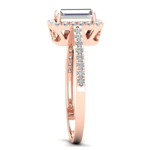 REYES Fine Jewelry Latest Design 14K Rose Gold IGI Certified Diamond <b>Ring</b> <b>Customized</b> Wedding Engagement Gift <b>Rings</b> For Women - Product Image 3