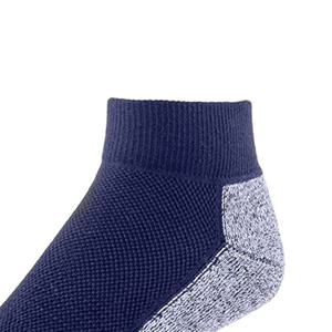 Chaussettes de football personnalisées invisibles de haute qualité noires auto-chauffantes thermiques antidérapantes antibactériennes pour hommes - Product Image 3
