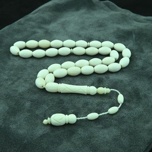 Natural Bone Eco-Friendly Modern <b>Rosary</b> Tasbih Spiritual Prayer Beads Artisan Made - Product Image 4