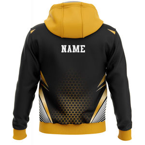 Sudaderas con Capucha Personalizadas por Sublimación, con Nombre y Números, Corte Regular, 100% Algodón Felpa, Ecológicas, con Logotipo de Equipo Personalizado, para Entrenamiento - Product Image 3