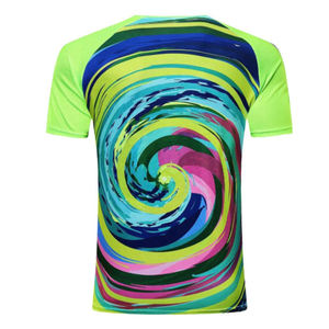 เสื้อยืดผู้ชาย OEM ผ้าฝ้าย 100% พิมพ์ลายแบบ Sublimation ระบายอากาศได้ดี เป็นมิตรกับสิ่งแวดล้อม เหมาะสำหรับใส่หน้าร้อน ปรับแต่งได้เต็มที่ ป้องกันรังสียูวี เสื้อยืดสำหรับผู้ใหญ่ - Product Image 3