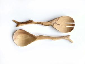 Cuillère à thé en bois naturel réutilisable, cuillère doseuse pour café et sucre, finition lisse, ustensile de cuisine - Product Image 4