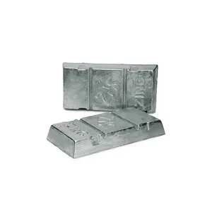 Lingot de zinc industriel 99,99% haute pureté, stock disponible, vente en gros |   Approvisionnement en gros volume pour l'exportation |   Prix compétitif - Product Image 1