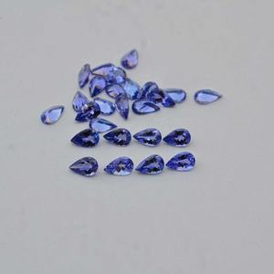 Piedra en forma de pera de tanzanita azul Natural de 3x5mm, precio al por mayor, joyería de piedras preciosas sueltas facetadas de tanzanita, productos al por mayor en línea - Product Image 3