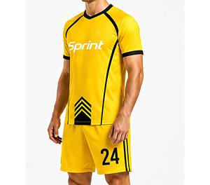 Uniformes de Fútbol Personalizables de Primera Calidad a Precios Razonables, Impresión Digital, Tejido Transpirable de Spandex/Poliéster - Product Image 4