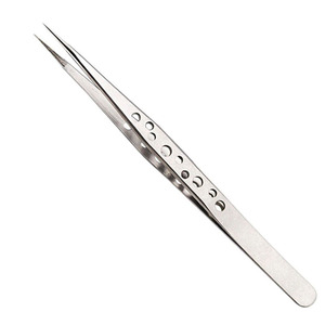 MAHFOOZ INSTRUMENTS Pinzas para Pestañas de Titanio de Acero Inoxidable 2026 de Alta Calidad, Pinzas para Extensión de Pestañas de Estilo Elegante - Product Image 1