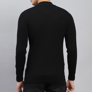 T-shirt à col montant surdimensionné pour homme, 100% coton, manches longues, sous-vêtement pour activités de plein air et de sport, respirant, écologique - Product Image 6