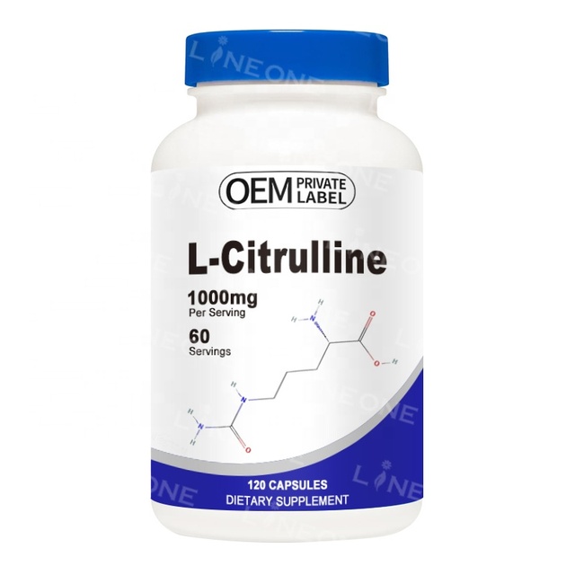 OEM/ODM L-Citrulline Support L Arginine and Nitric Oxide Pills - L-Citrulline Capsules for Men & Women Stamina Endurance