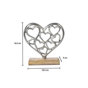 Escultura Moderna de Aluminio Fundido de Lujo, Estatua Metálica Abstracta Decorativa para Centro de Mesa de Sala de Estar - Product Image 2