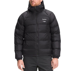 Personnalisé 2025 Hiver Hommes Doudoune Manches Longues Polyester Imperméable À Capuche Outwear Bulle Manteau Style High Street Look - Product Image 4