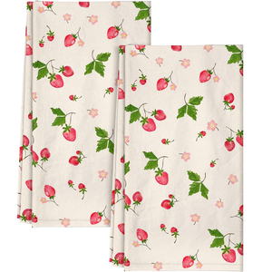 Ensemble de torchons en coton avec logo personnalisé, 100% coton, séchage rapide, absorbant, textile de cuisine, vente en gros, OEM - Product Image 6