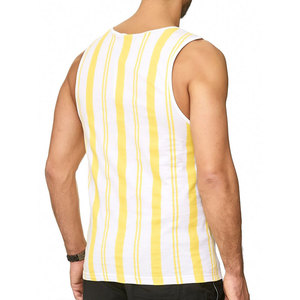 Camiseta deportiva sin mangas estampada de primera calidad para hombre, de secado rápido, para entrenamiento, crossfit, running, gimnasio y deportes. - Product Image 3