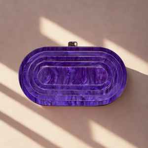 Bolso de mano de resina hecho a mano de lujo con diseño único para niñas, ideal para fiestas nocturnas, cumpleaños y ceremonias, a un precio asequible. - Product Image 2