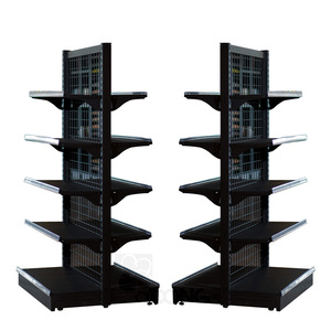 Double Sided <b>Metal</b> Mesh Gondola Shelving Supermarket Display Shelf Vietnam OEM Factory ADONG A29 - Product Image 1