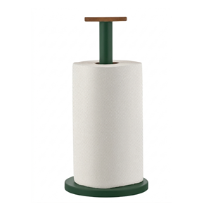 Support de Rouleau d'Essuie-Tout en Bois Naturel pour Cuisine, Organisateur de Comptoir Laqué, Décoration de Table de Pâques, Vente en Gros Vietnam - Product Image 1