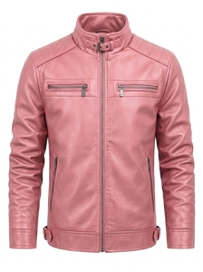 Veste d'hiver décontractée pour homme en coton enduit, écologique, avec col montant et fermeture éclair sur les poches avant, idéale pour le quotidien - Vente en gros - Product Image 5