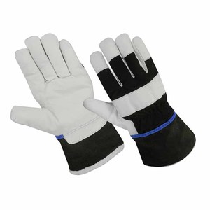 Gants de travail en cuir de buffle robustes pour la sécurité industrielle, résistants à la chaleur, pour la construction et l'entretien ménager, conformes aux normes canadiennes. - Product Image 2