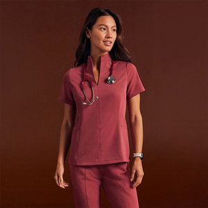 Newest Edition Premium Eco-Friendly Customizable <b>Nursing</b> <b>Scrub</b> Suits Women Medical <b>Scrub</b> Uniform Sets Canvas Fabric Fashion - Product Image 6