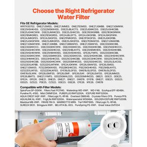Filtro de Agua para Refrigerador con Bloque de Carbón Certificado, Elimina el Sabor a Cloro, Proporciona Agua Potable Clara, Reemplazo del Filtro de Agua - Product Image 4