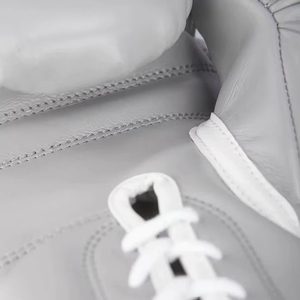 Guantes de Boxeo Profesionales, Nuevo Diseño, Logotipo Personalizado, Guantes de Entrenamiento con Envoltura para las Manos, Cuero Vacuno Genuino, con Cordones para Hombre - Product Image 5
