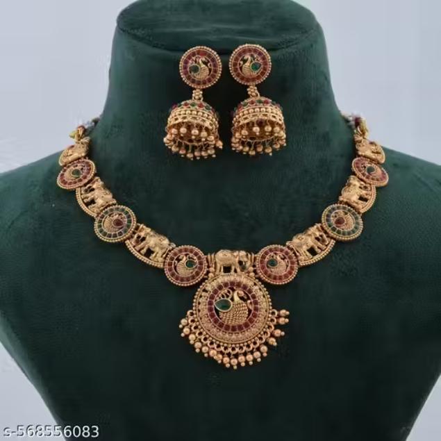 GlamPaw Luxury Rose Gold Choker Set