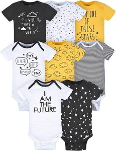 Combinaison pour bébé garçon nouveau-né, printemps, une pièce, 100% coton, manches longues, fermeture à boutons pression, douce, respirante, légère, pour nourrissons - Product Image 1