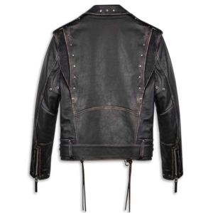 Solid Trader High Quality & Breathable Eco Friendly Tanned Premium <b>Quilted</b> <b>Pattern</b> Padded Shoulder Leather <b>Jacket</b> - Product Image 5