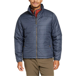 Chaqueta de Plumón para Hombre, con Logotipo Personalizado Bordado, Impermeable, Cortavientos, con Capucha y Cierre, Estilo Bomber - Product Image 1