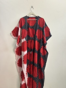 Vestido Kaftan Vintage de Seda Crepé para Mujer, Ropa de Dormir, Bata Transpirable, Suave y Cómoda - Product Image 6