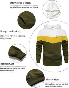 เสื้อฮู้ดดี้ผู้ชายผ้าฝ้ายแท้ 100% ผลิตในปากีสถาน สกรีนโลโก้ตามสั่ง ลายคริสตัลแบบซับลิเมชั่น ขายดี กำลังฮิต - Product Image 2