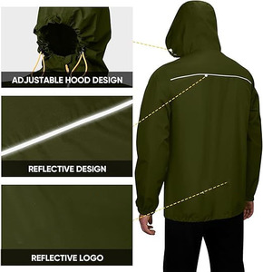 Chaqueta Softshell para Hombre, Serie Pro, Diseño Bicolor, Chaqueta Alpina para Altas Montañas, Resistente a la Intemperie, con Capucha Integrada - Product Image 2