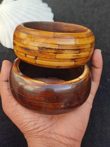 Fashion Buffalo Horn <b>Bangles</b> Handmade Unisex Classic Crafted Horn <b>Bangles</b> <b>Set</b> for Women Traditional <b>Bangle</b> Natural Touch - Product Image 5
