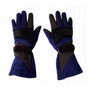 Guantes de Motocross y Karting Unisex con Puño Largo para Clima Frío, Cuero Genuino Negro, Pantalla Táctil, Transpirables, Deportes al Aire Libre, Motocicleta - Product Image 1