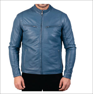 แจ็คเก็ตหนังขายดี คอตั้ง ซิป ปิด แบบลำลอง ไซส์ใหญ่สำหรับผู้ชาย มีกระเป๋า แจ็คเก็ตฤดูหนาวสำหรับผู้ใหญ่ - Product Image 4