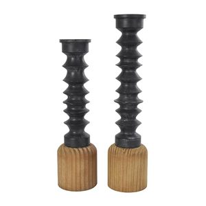 Handcrafted Wooden Hand Shape Candle Holder Decorative Tabletop Candle Stand <b>Rustic</b> Home Decor - Product Image 3