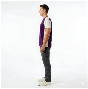 T-shirts vintage 100 % coton pour hommes, coupe courte, style streetwear décontracté, personnalisables avec logo, effet délavé à l'acide - Product Image 5