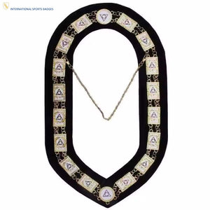 Collier de Collation Maçonnique Brodé Sur Mesure, Écologique et Professionnel, avec un Design Élégant et des Matériaux de Haute Qualité - Product Image 1
